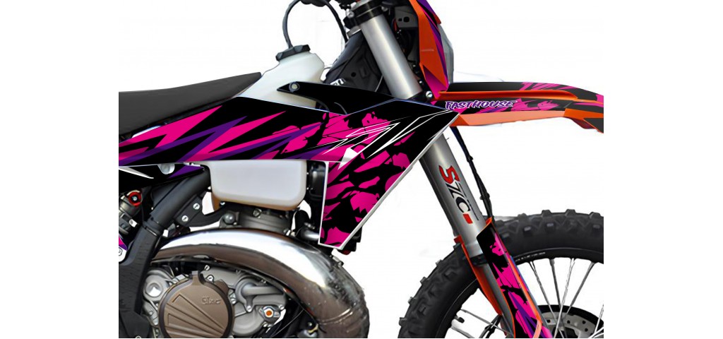 YUKİ DIRTY PAWS 2024 GRAPHIC SET / DECAL KIT              