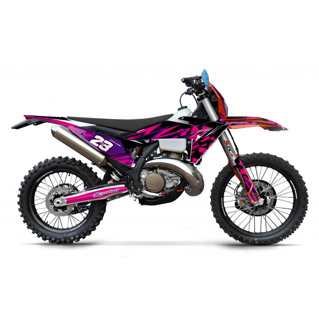 YUKİ DIRTY PAWS 2024 GRAPHIC SET / DECAL KIT              