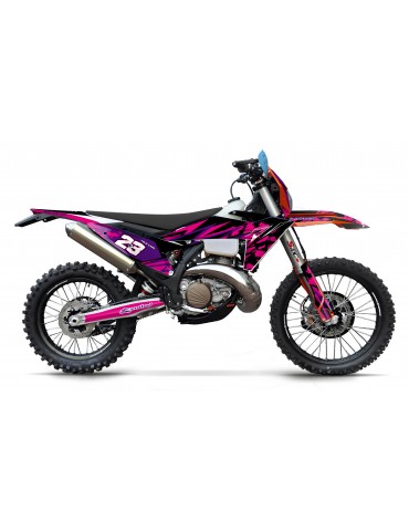 YUKİ DIRTY PAWS 2024 GRAPHIC SET / DECAL KIT              