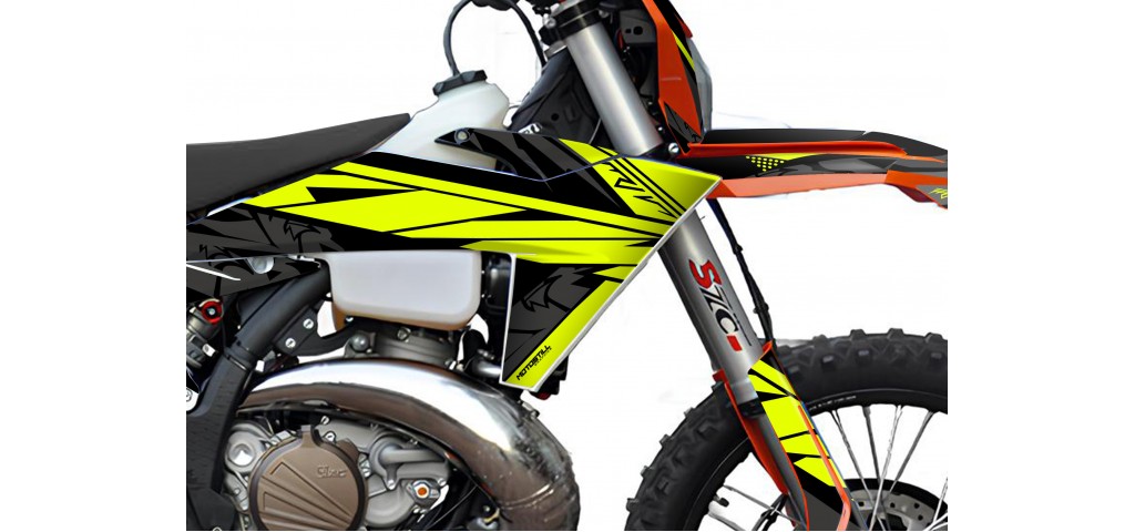 YUKİ DIRTY PAWS 2024 GRAPHIC SET / DECAL KIT              