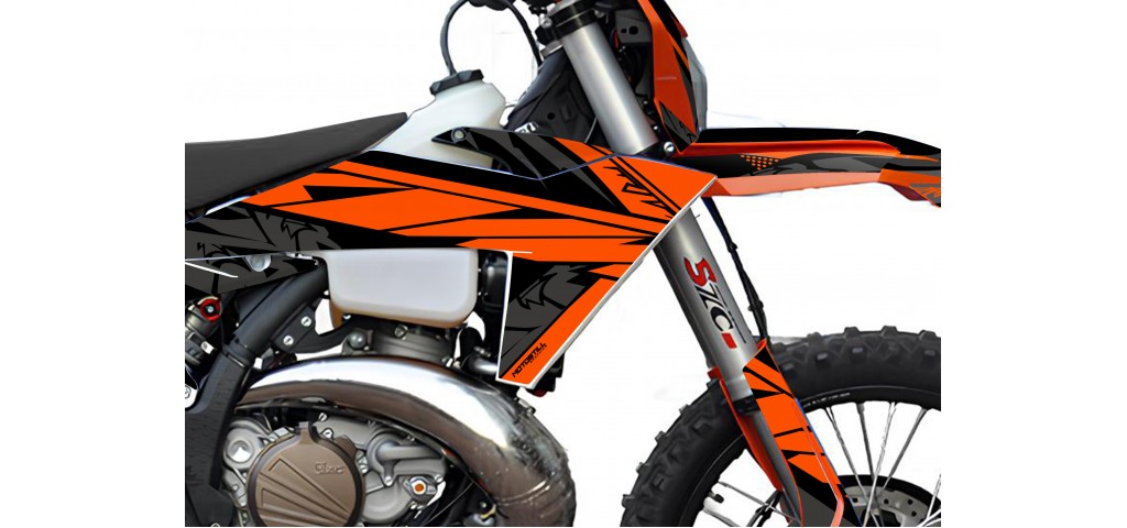 YUKİ DIRTY PAWS 2024 GRAPHIC SET / DECAL KIT              