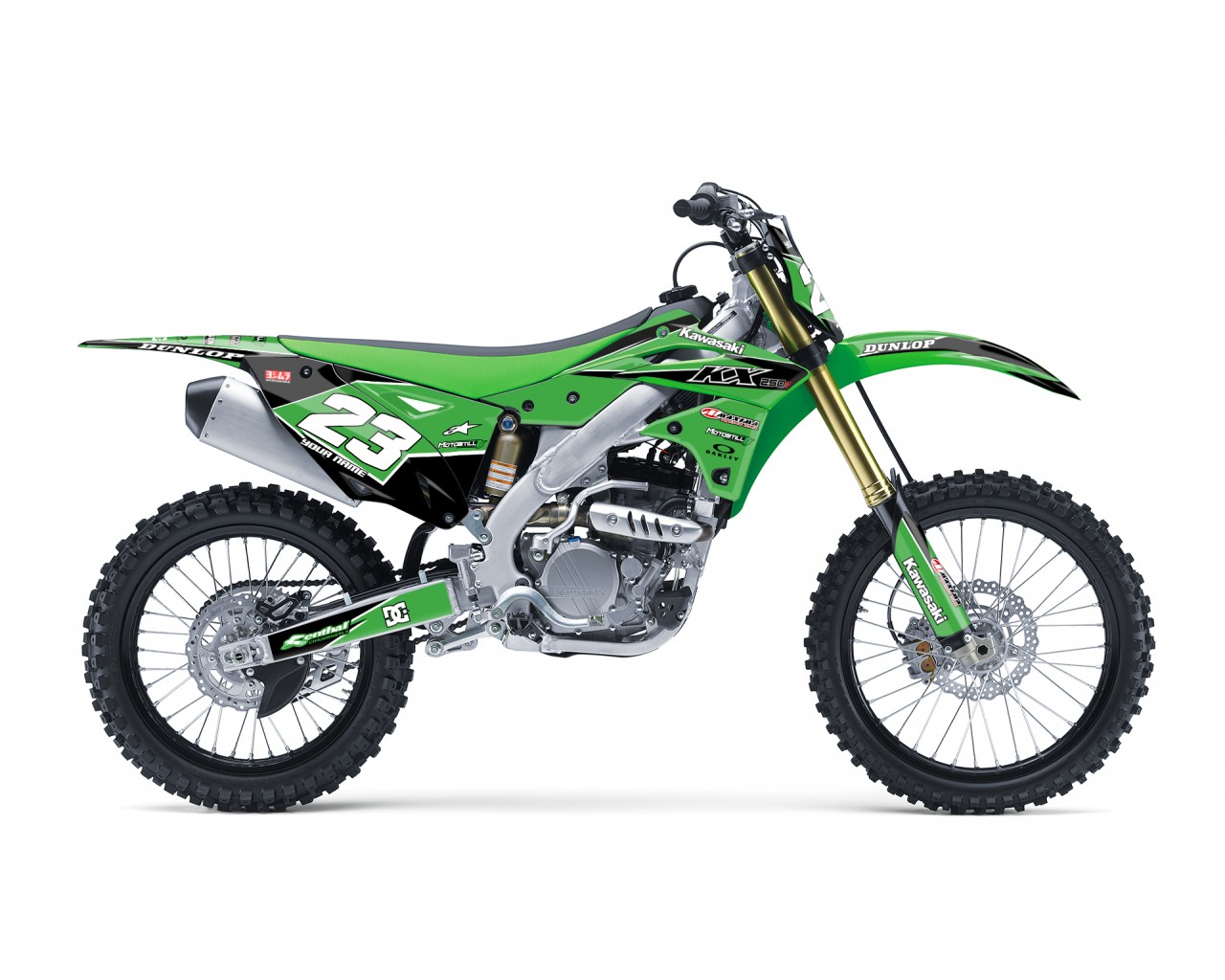 KAWASAKI KX 250F 2013 - 2016 GRAPHIC STICKER KIT