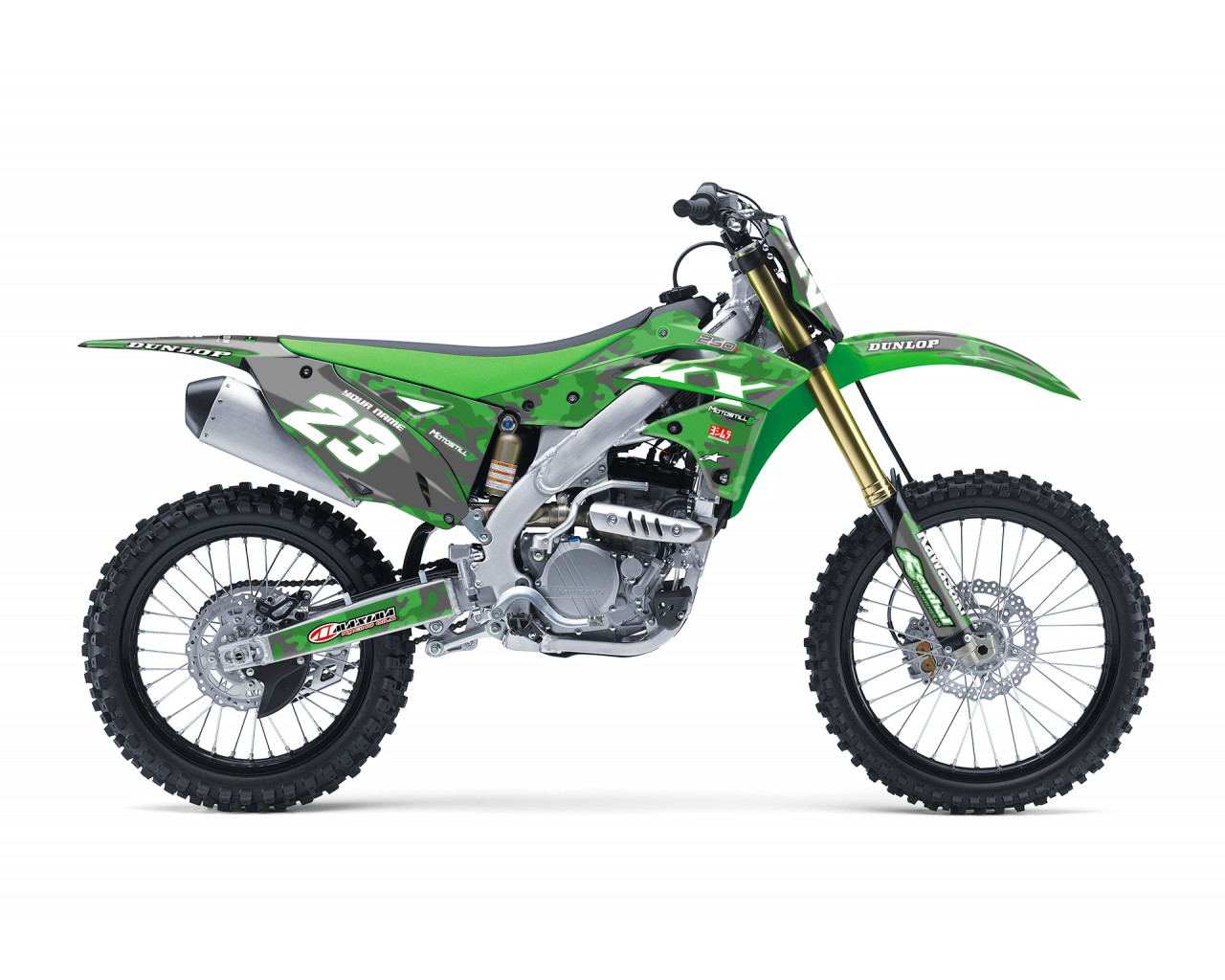 KAWASAKI KX 250F 2013 - 2016 GRAPHIC STICKER KIT