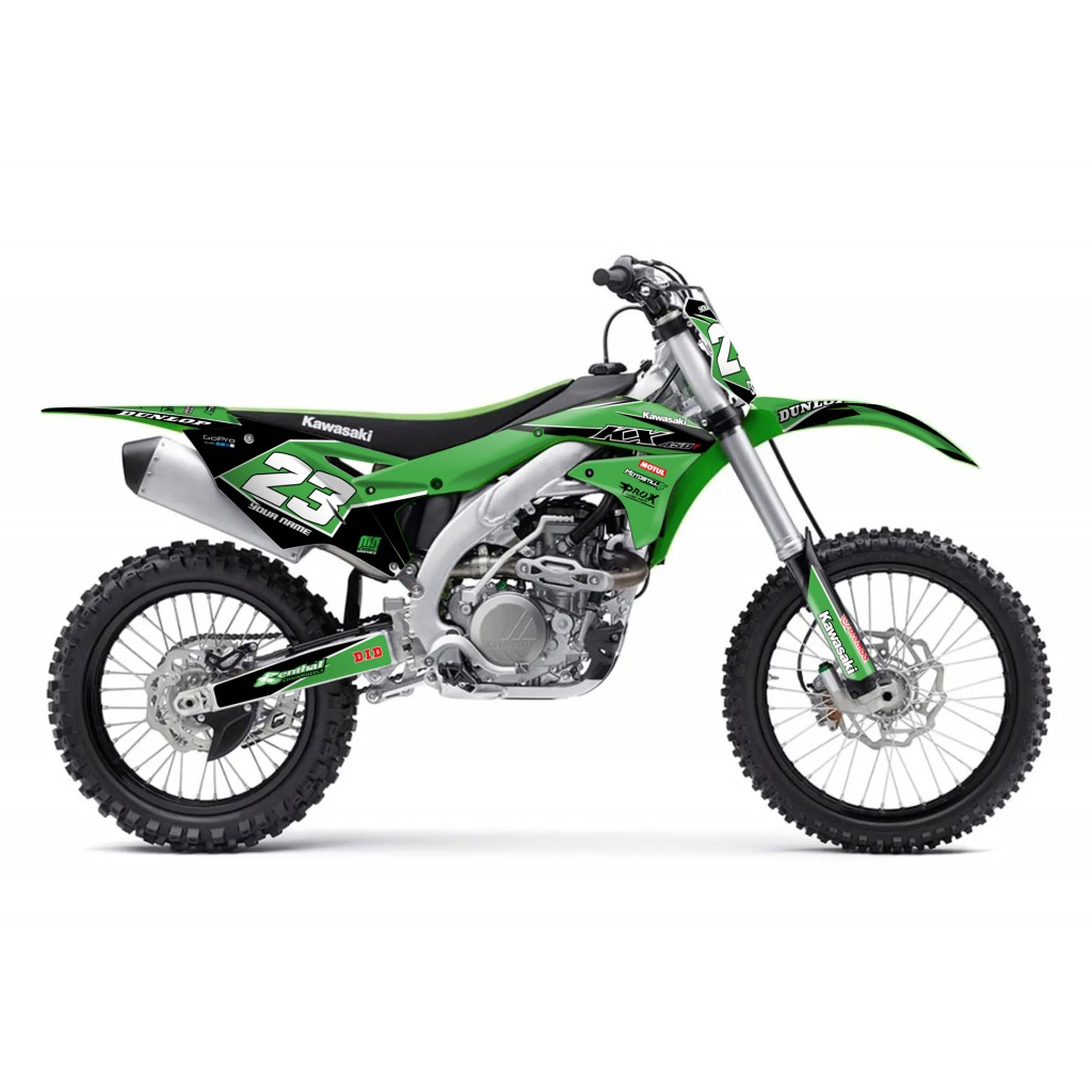KAWASAKI KX 450F 2016 - 2018 GRAPHIC STICKER KIT
