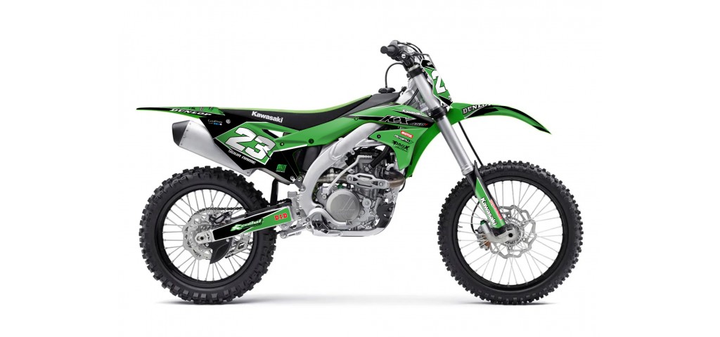 KAWASAKI KX 450F 2016 - 2018 GRAPHIC STICKER KIT