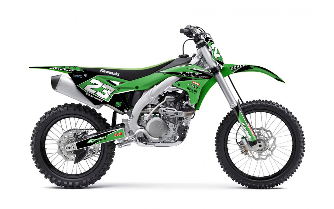 KAWASAKI KX 450F 2016 - 2018 GRAPHIC STICKER KIT