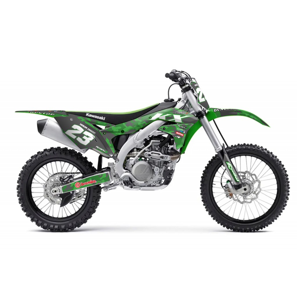 KAWASAKI KX 450F 2016 - 2018 GRAPHIC STICKER KIT