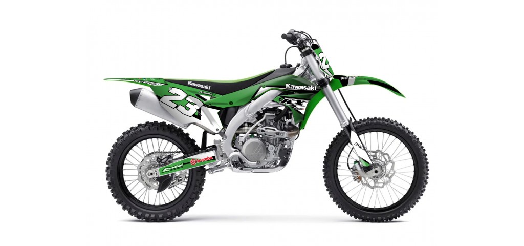 KAWASAKI KX 450F 2016 - 2018 GRAPHIC STICKER KIT