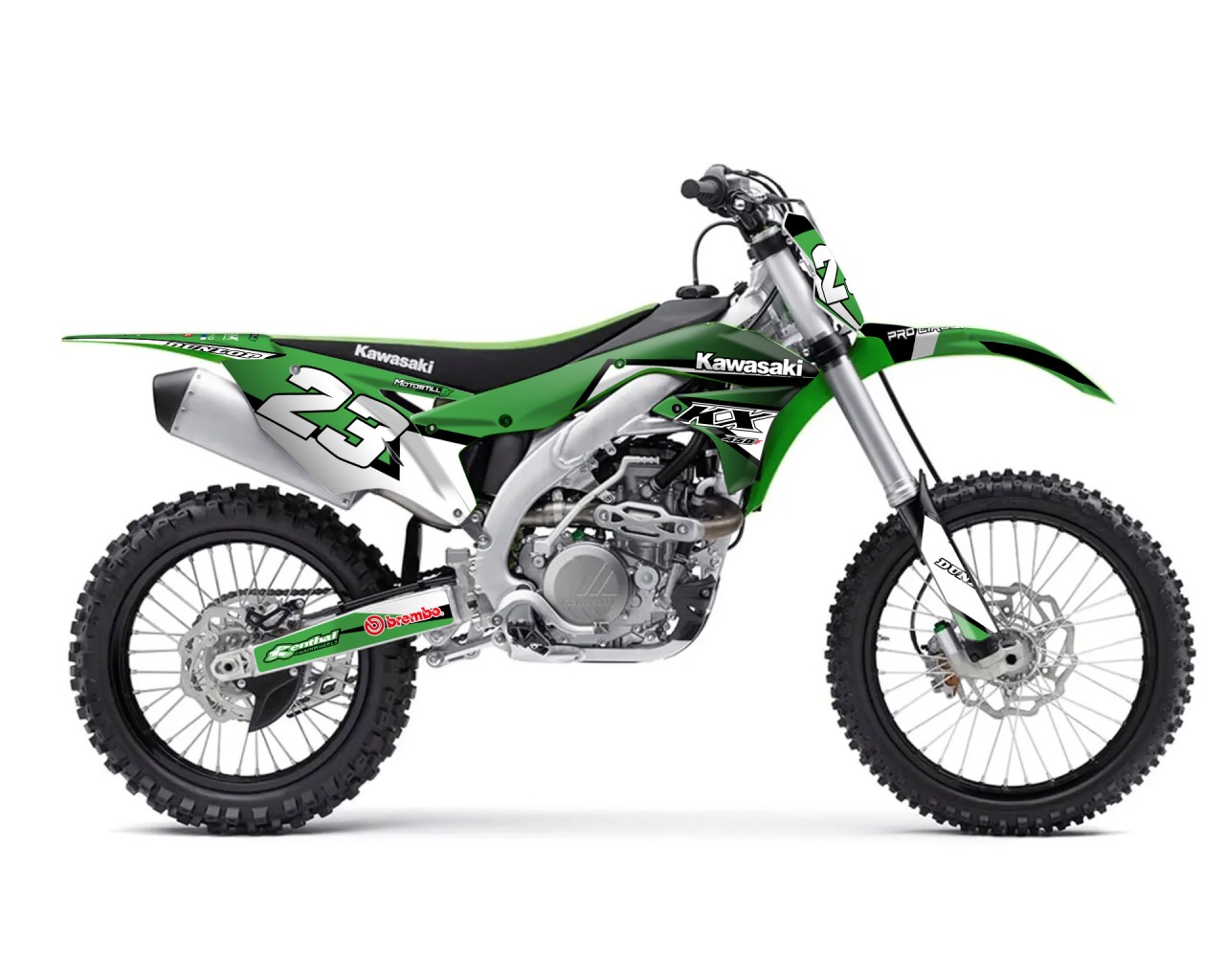 KAWASAKI KX 450F 2016 - 2018 GRAPHIC STICKER KIT