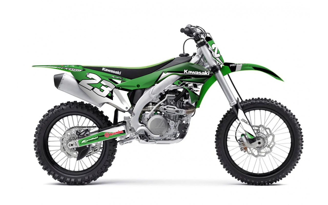 KAWASAKI KX 450F 2016 - 2018 GRAPHIC STICKER KIT