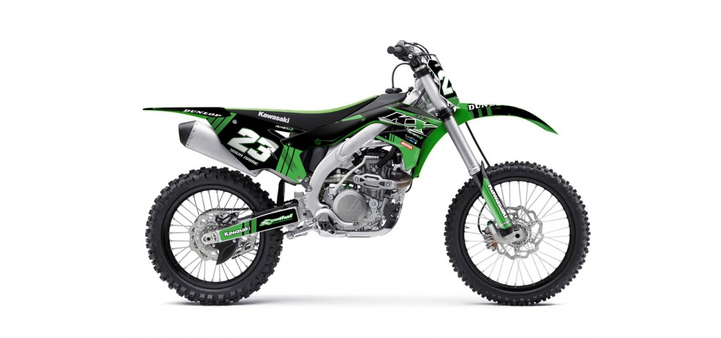 KAWASAKI KX 450F 2016 - 2018 GRAPHIC STICKER KIT