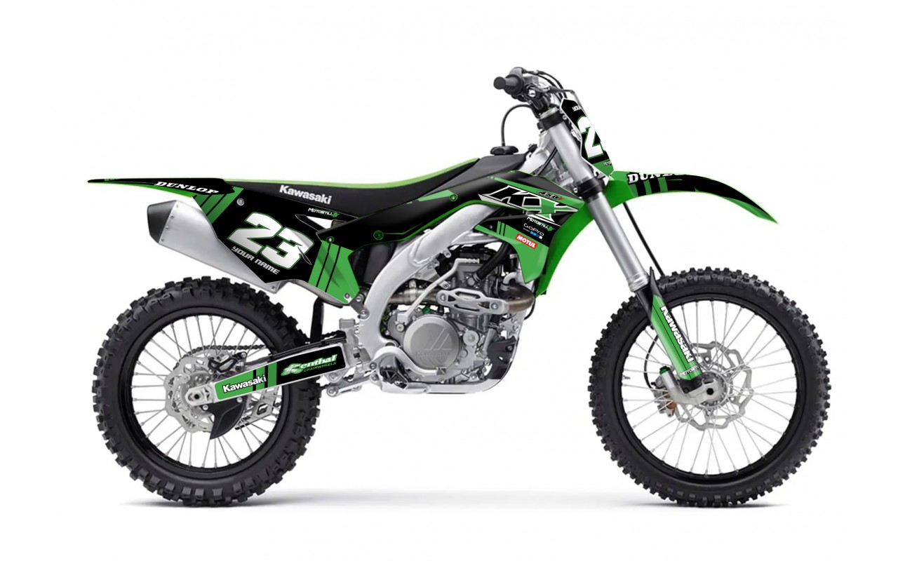 KAWASAKI KX 450F 2016 - 2018 GRAPHIC STICKER KIT