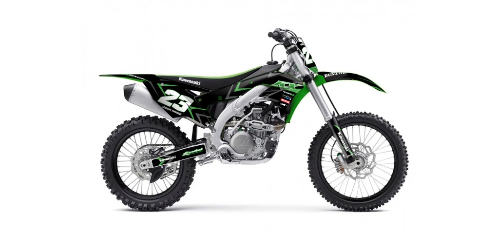 KAWASAKI KX 450F 2016 - 2018 GRAPHIC STICKER KIT
