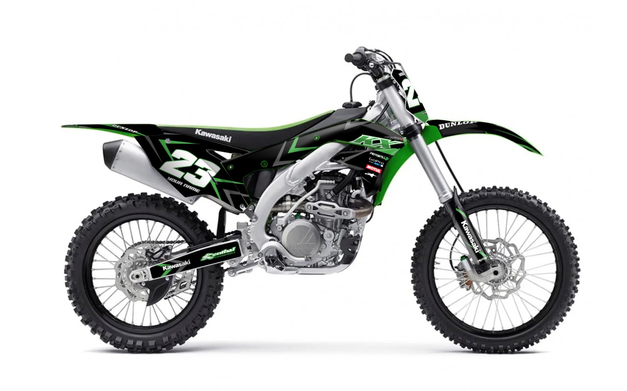 KAWASAKI KX 450F 2016 - 2018 GRAPHIC STICKER KIT