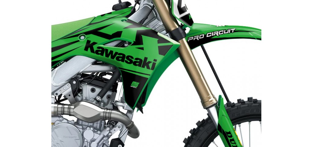 KAWASAKI KX 250 - 450 / 2025 GRAPHIC STICKER KIT