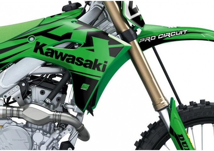 KAWASAKI KX 250 - 450 / 2025 GRAPHIC STICKER KIT