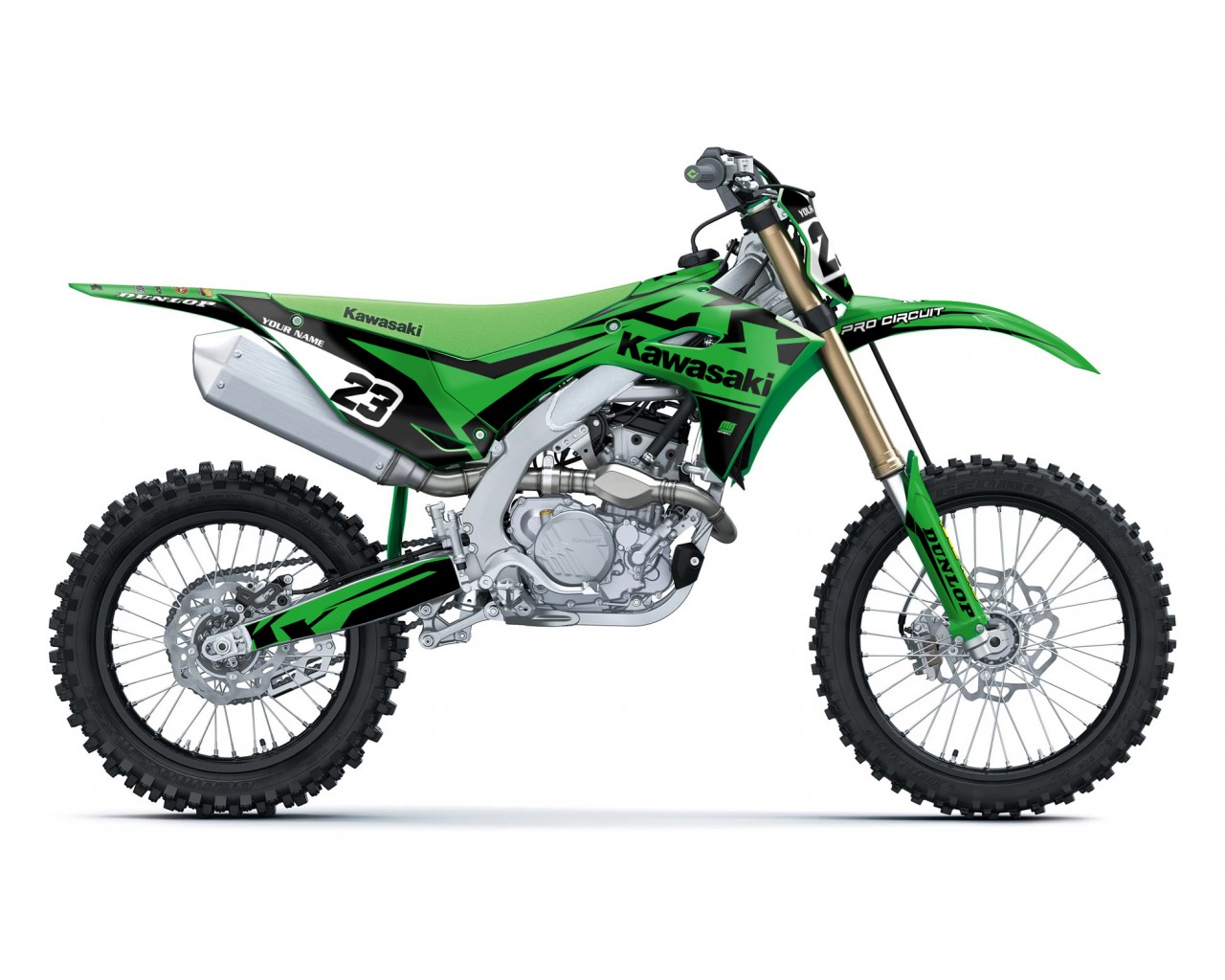 KAWASAKI KX 250 - 450 / 2025 GRAPHIC STICKER KIT