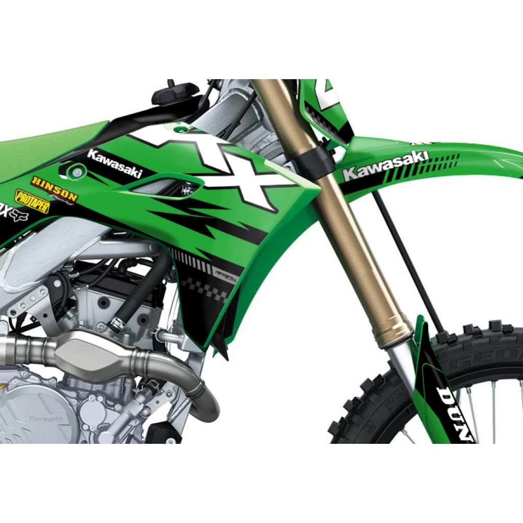 KAWASAKI KX 250 - 450 / 2025 GRAPHIC STICKER KIT