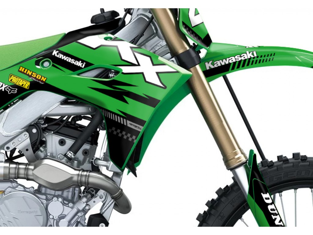 KAWASAKI KX 250 - 450 / 2025 GRAPHIC STICKER KIT