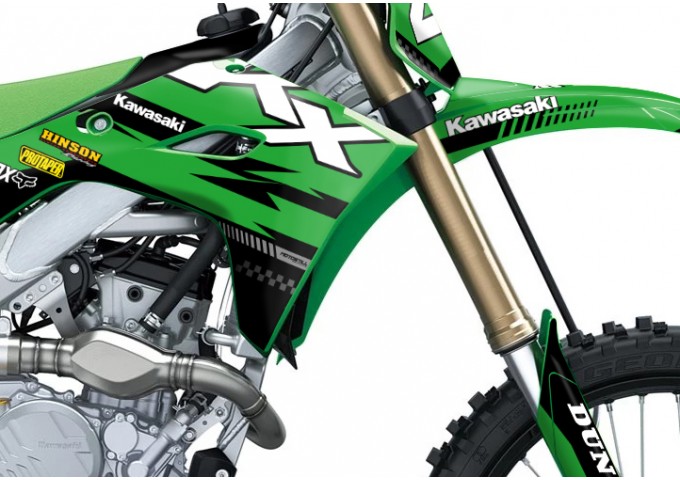 KAWASAKI KX 250 - 450 / 2025 GRAPHIC STICKER KIT