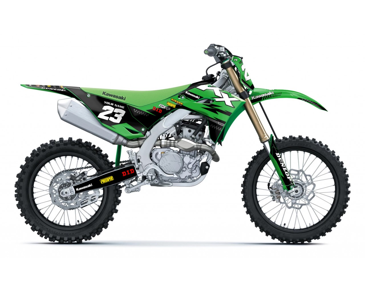 KAWASAKI KX 250 - 450 / 2025 GRAPHIC STICKER KIT