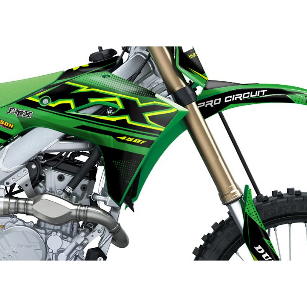 KAWASAKI KX 250 - 450 / 2025 GRAPHIC STICKER KIT