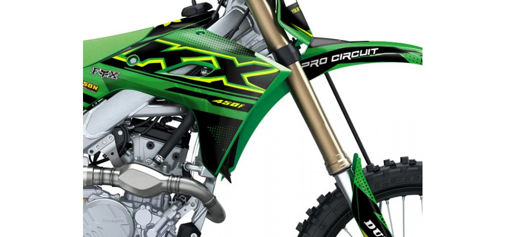 KAWASAKI KX 250 - 450 / 2025 GRAPHIC STICKER KIT