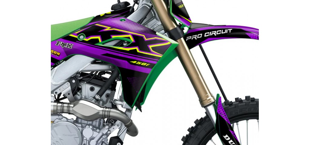 KAWASAKI KX 250 - 450 / 2025 GRAPHIC STICKER KIT