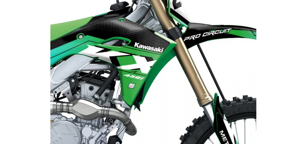 KAWASAKI KX 250 - 450 / 2025 GRAPHIC STICKER KIT