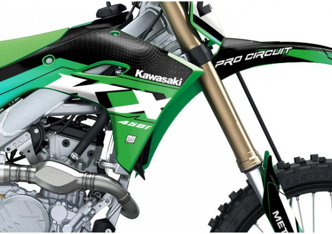 KAWASAKI KX 250 - 450 / 2025 GRAPHIC STICKER KIT