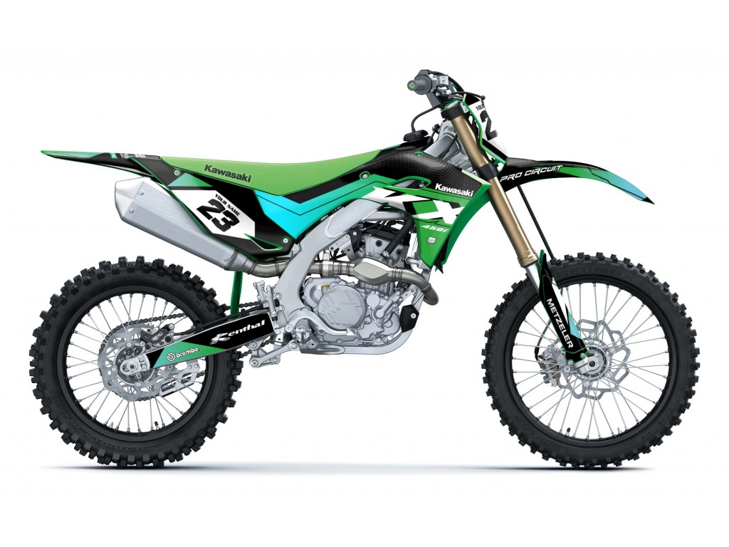 KAWASAKI KX 250 - 450 / 2025 GRAPHIC STICKER KIT