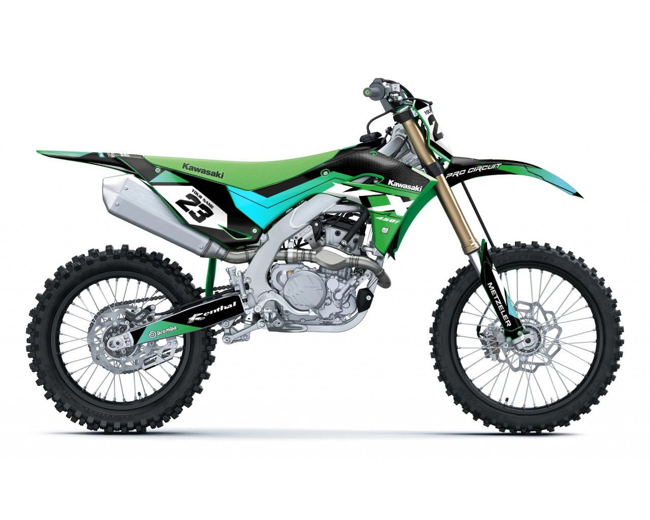 KAWASAKI KX 250 - 450 / 2025 GRAPHIC STICKER KIT