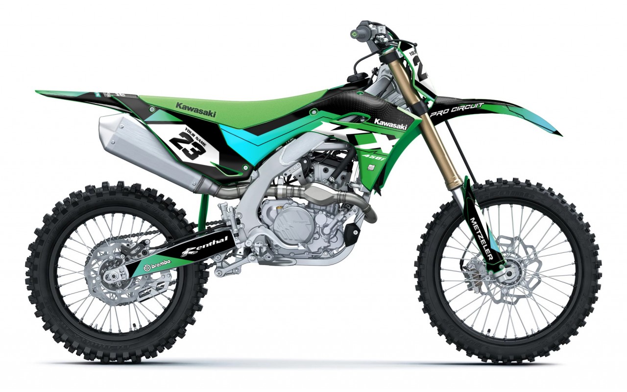 KAWASAKI KX 250 - 450 / 2025 GRAPHIC STICKER KIT