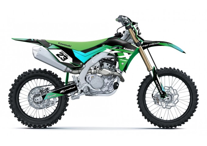 KAWASAKI KX 250 - 450 / 2025 GRAPHIC STICKER KIT