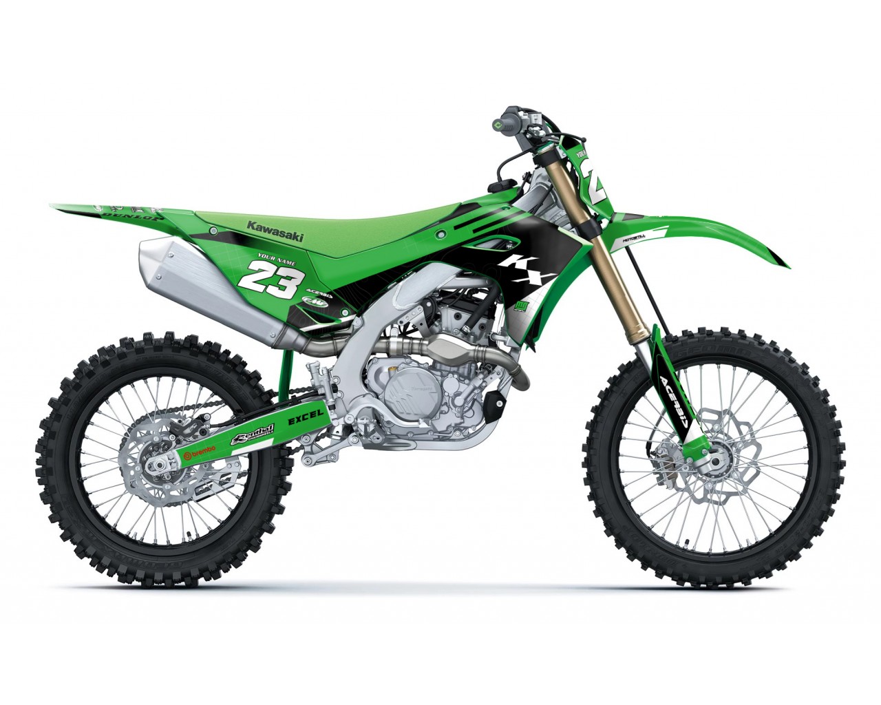 KAWASAKI KX 250 - 450 / 2025 GRAPHIC STICKER KIT