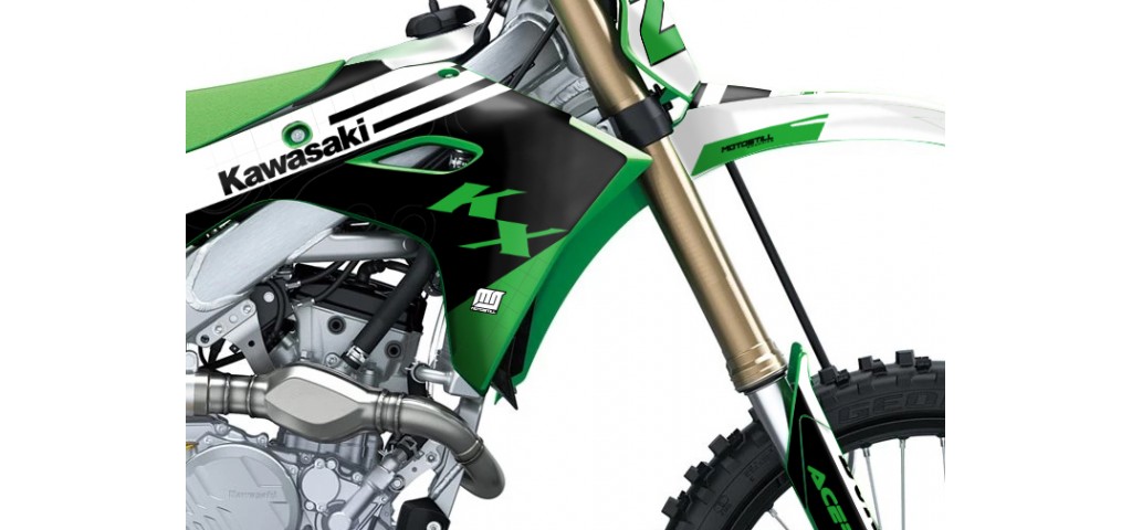 KAWASAKI KX 250 - 450 / 2025 GRAPHIC STICKER KIT