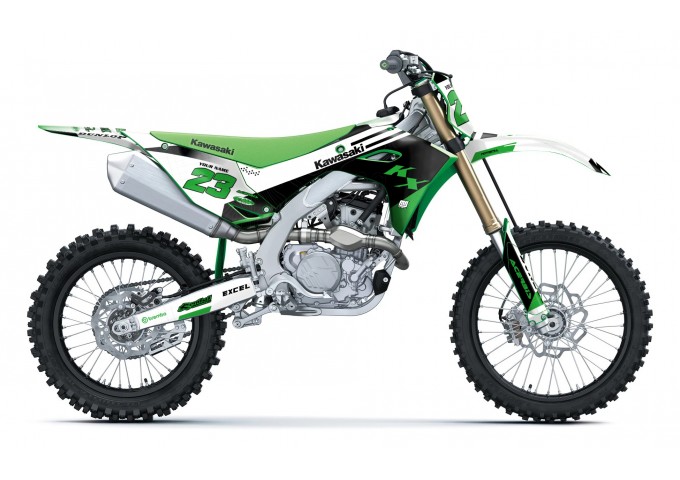 KAWASAKI KX 250 - 450 / 2025 GRAPHIC STICKER KIT