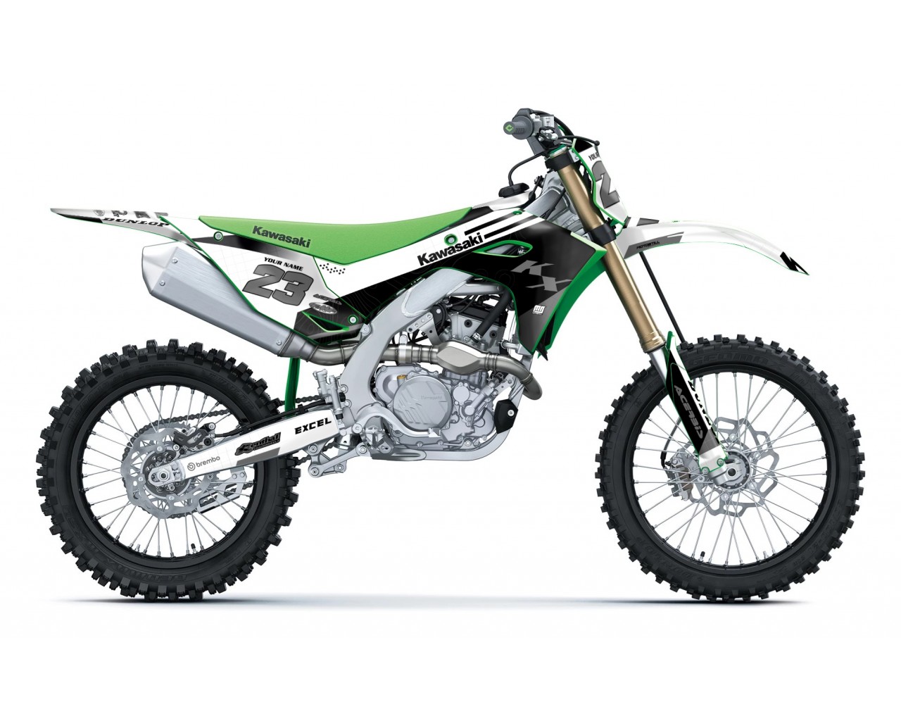 KAWASAKI KX 250 - 450 / 2025 GRAPHIC STICKER KIT