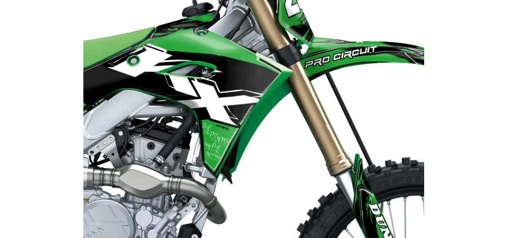 KAWASAKI KX 250 - 450 / 2025 GRAPHIC STICKER KIT