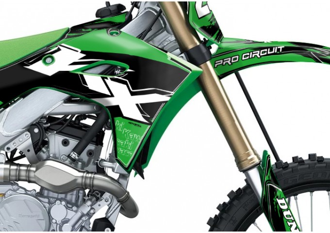 KAWASAKI KX 250 - 450 / 2025 GRAPHIC STICKER KIT