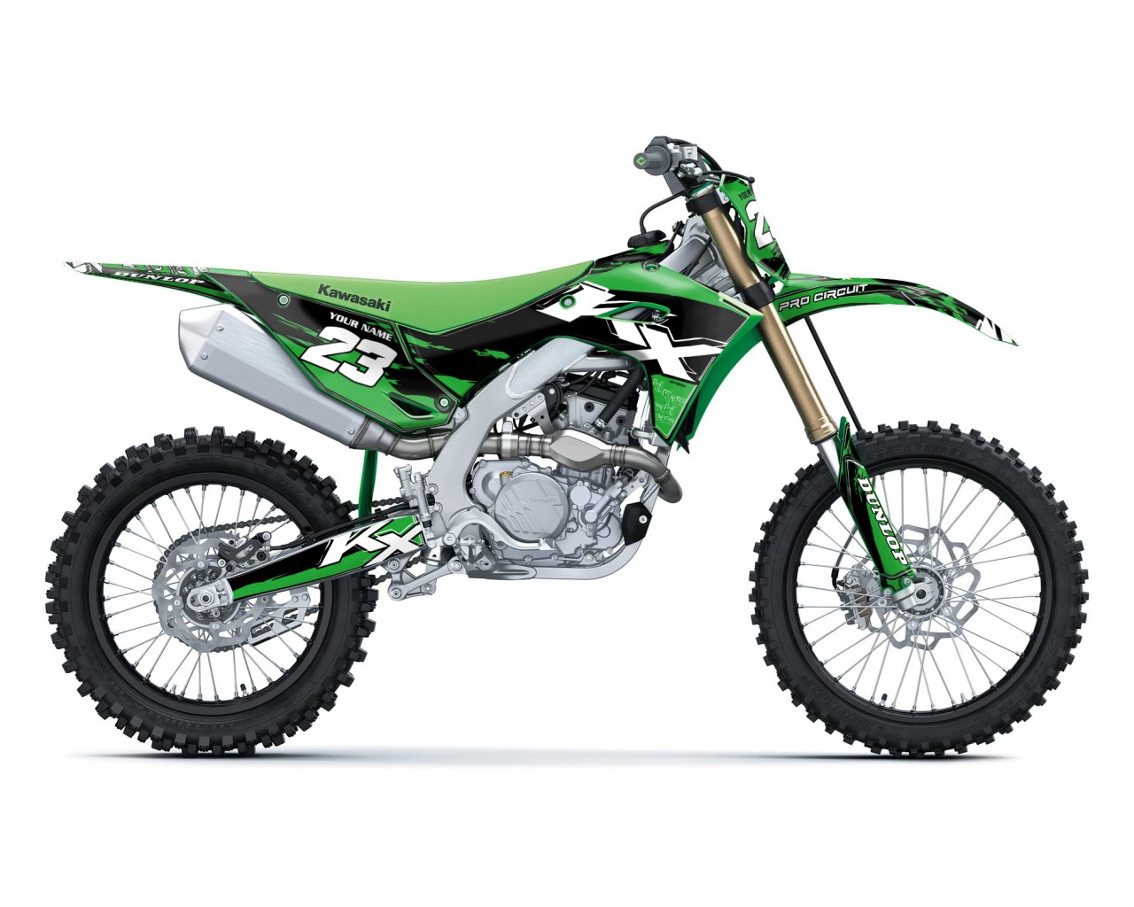 KAWASAKI KX 250 - 450 / 2025 GRAPHIC STICKER KIT