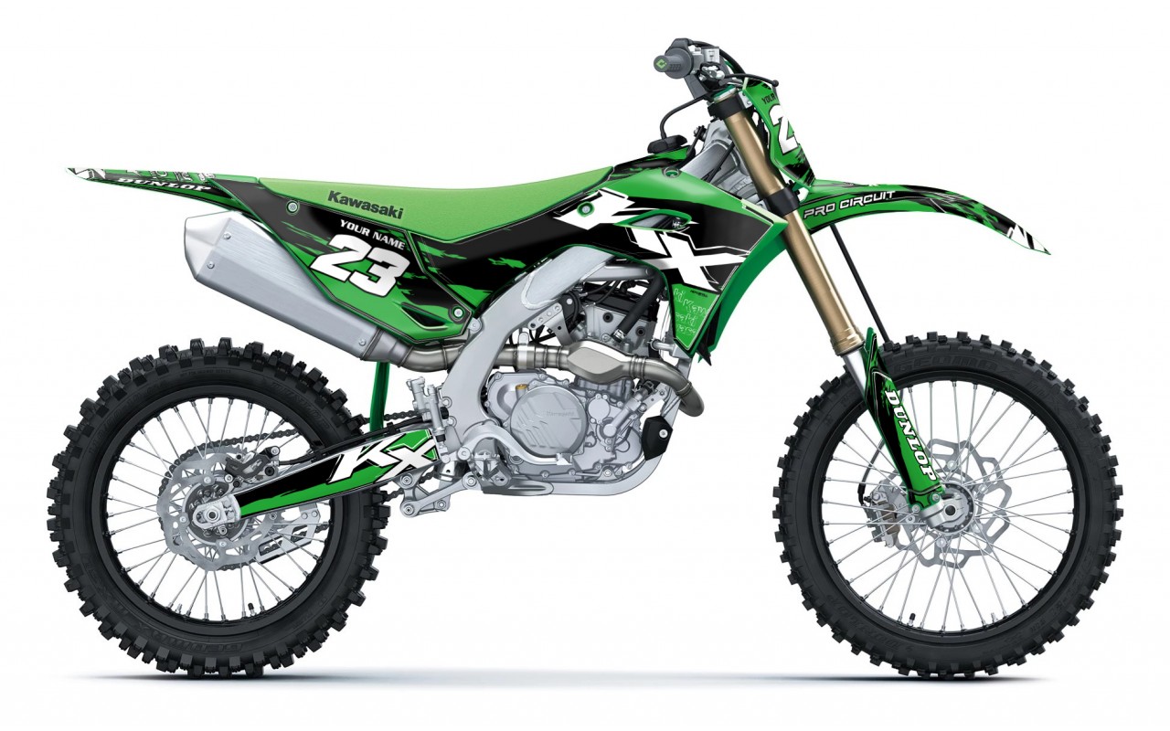 KAWASAKI KX 250 - 450 / 2025 GRAPHIC STICKER KIT