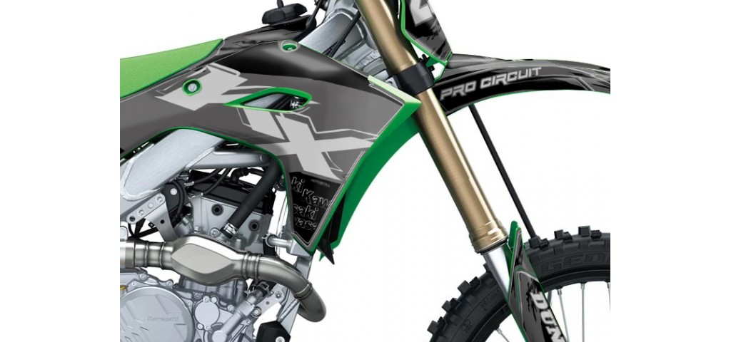 KAWASAKI KX 250 - 450 / 2025 GRAPHIC STICKER KIT