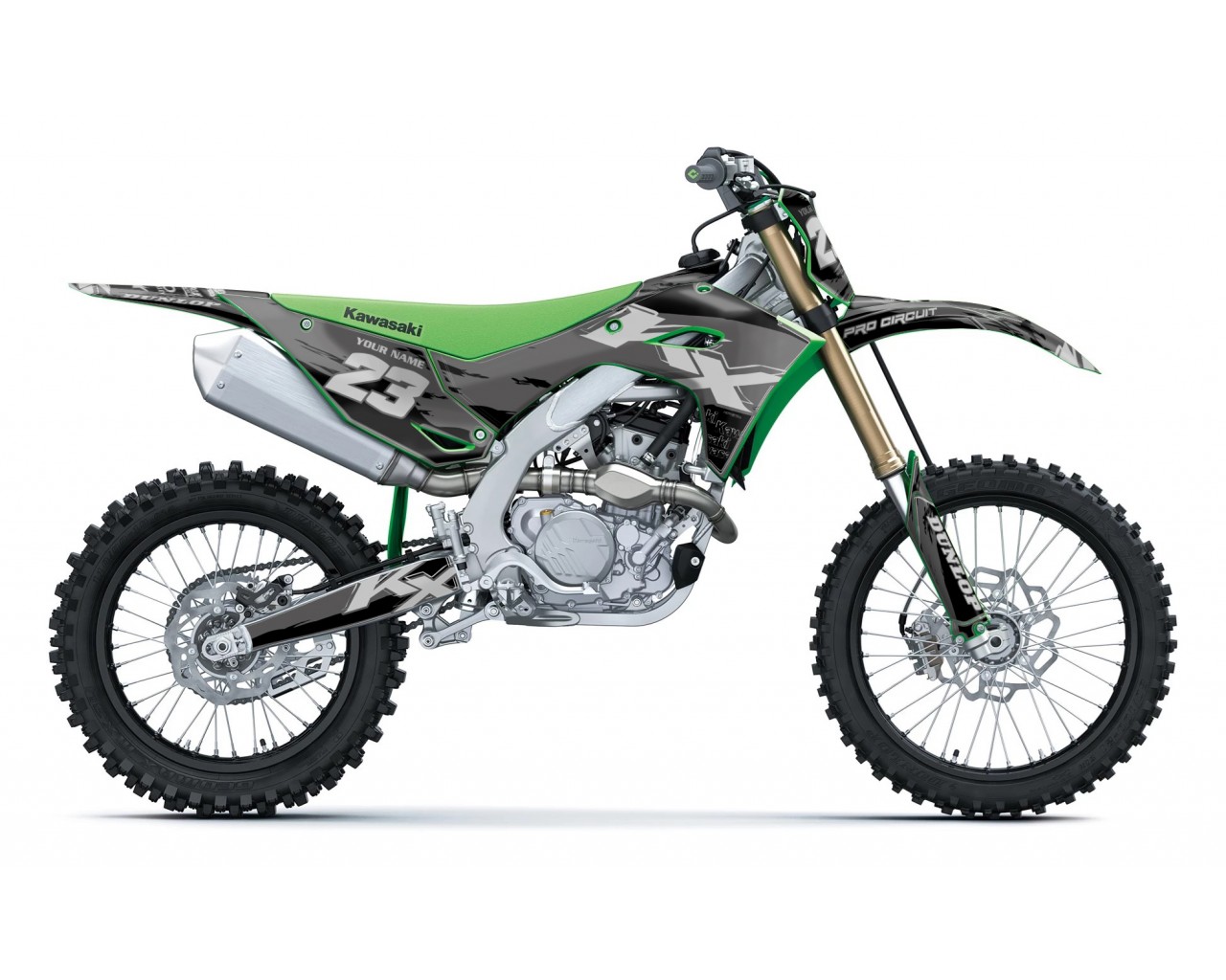 KAWASAKI KX 250 - 450 / 2025 GRAPHIC STICKER KIT
