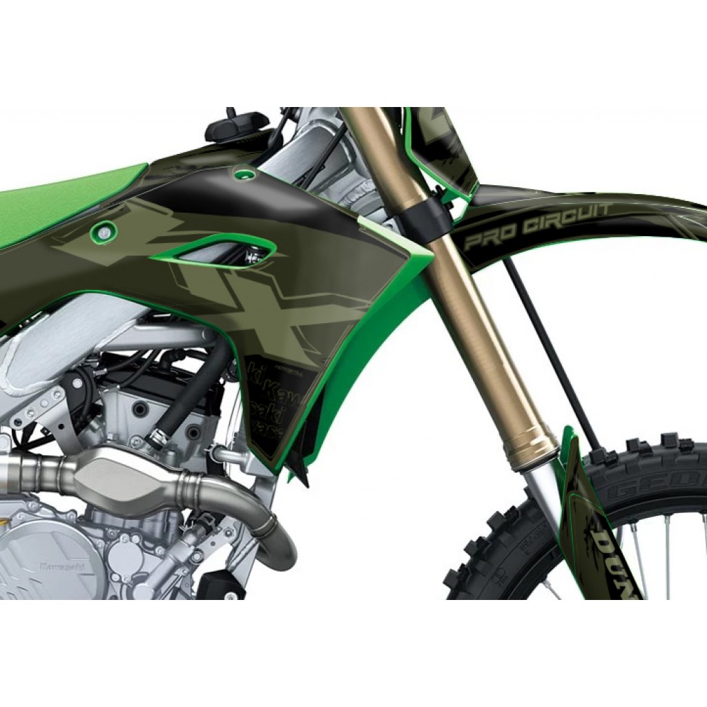 KAWASAKI KX 250 - 450 / 2025 GRAPHIC STICKER KIT