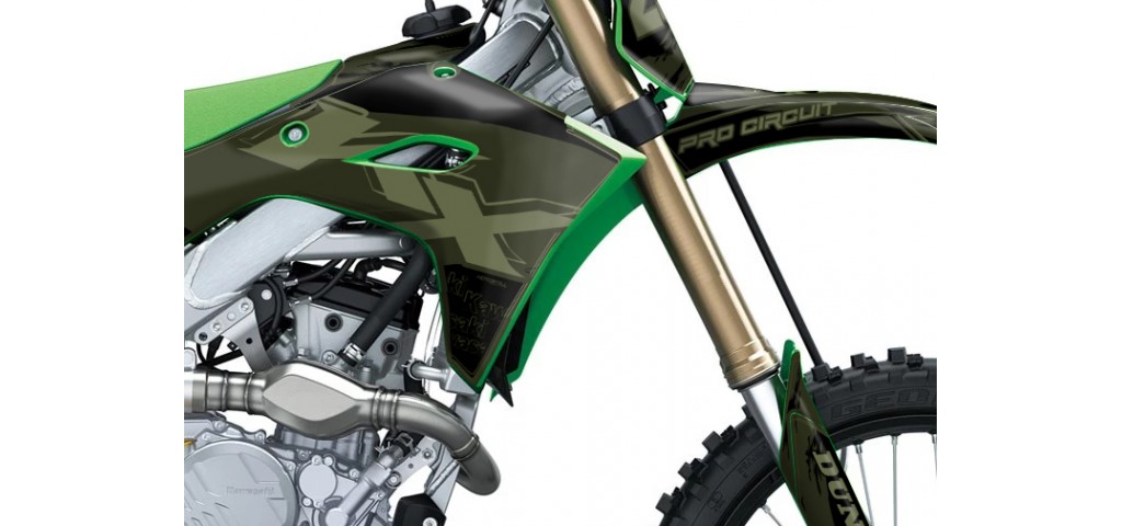KAWASAKI KX 250 - 450 / 2025 GRAPHIC STICKER KIT