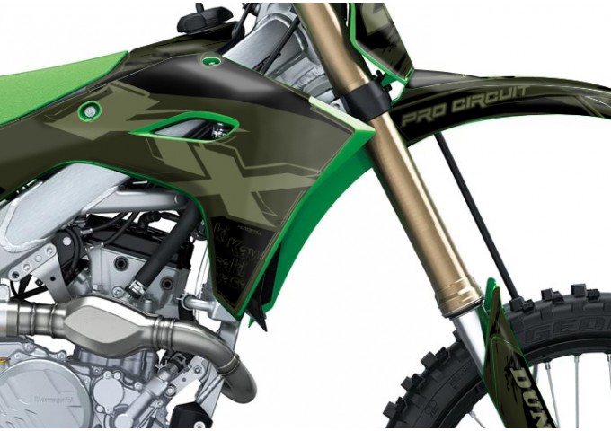 KAWASAKI KX 250 - 450 / 2025 GRAPHIC STICKER KIT