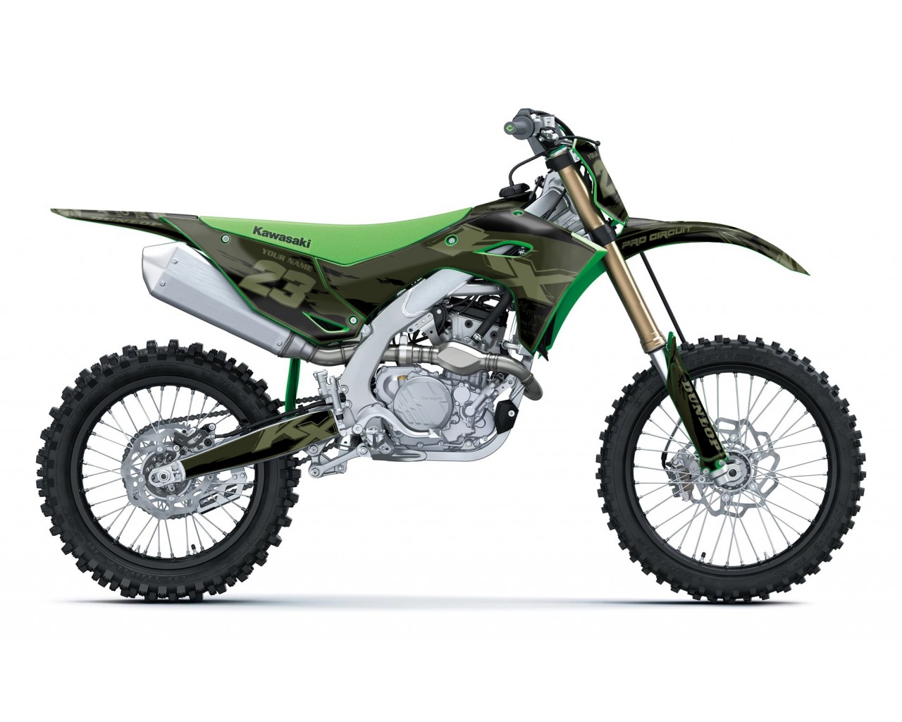 KAWASAKI KX 250 - 450 / 2025 GRAPHIC STICKER KIT