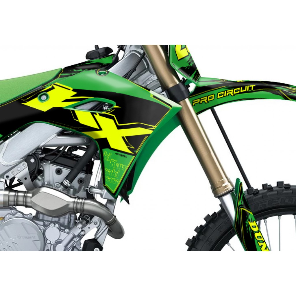 KAWASAKI KX 250 - 450 / 2025 GRAPHIC STICKER KIT