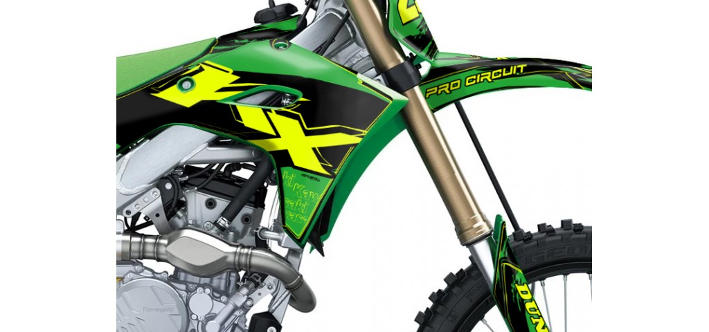 KAWASAKI KX 250 - 450 / 2025 GRAPHIC STICKER KIT